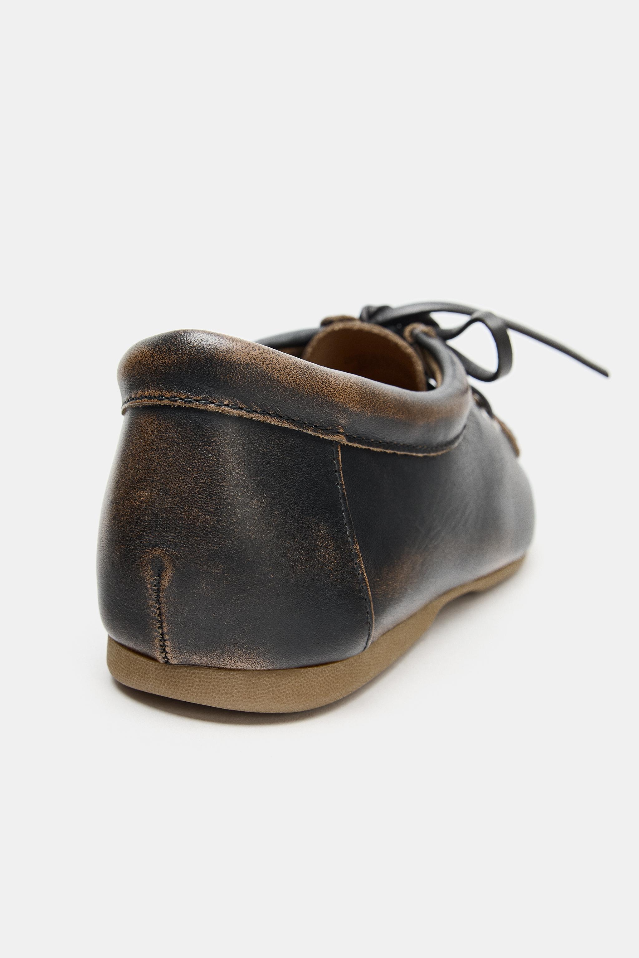MOCASSINS BATEAU EN CUIR